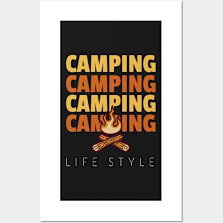 Camping Life Style Posters and Art